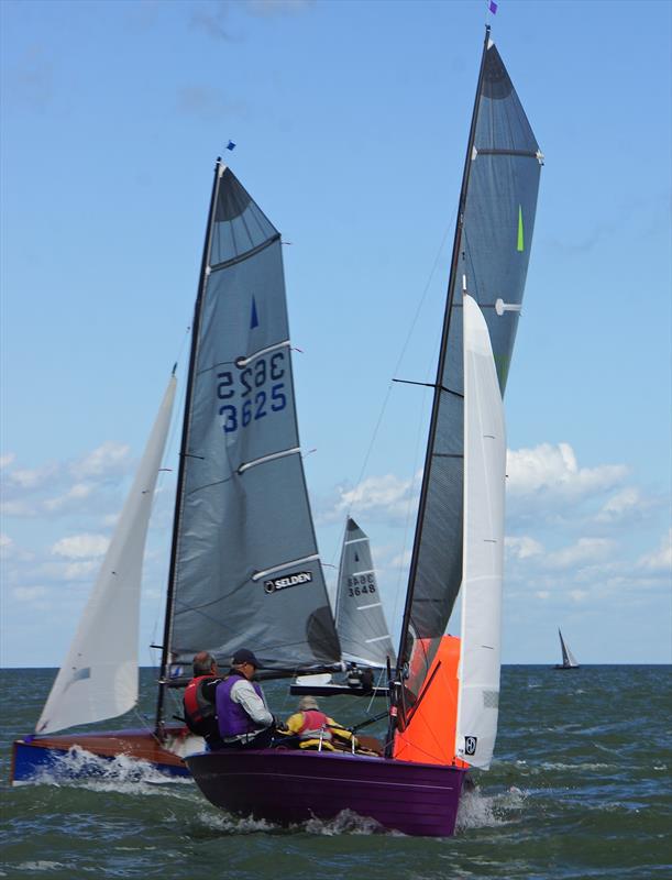 Day 6 of the Selden Merlin Rocket Nationals at Whitstable photo copyright Alex Cheshire taken at Whitstable Yacht Club and featuring the Merlin Rocket class