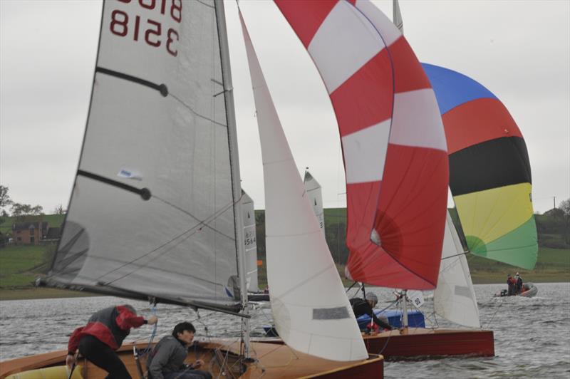 Blithfield Barrel Round 1 photo copyright Don Stokes taken at Blithfield Sailing Club and featuring the Merlin Rocket class