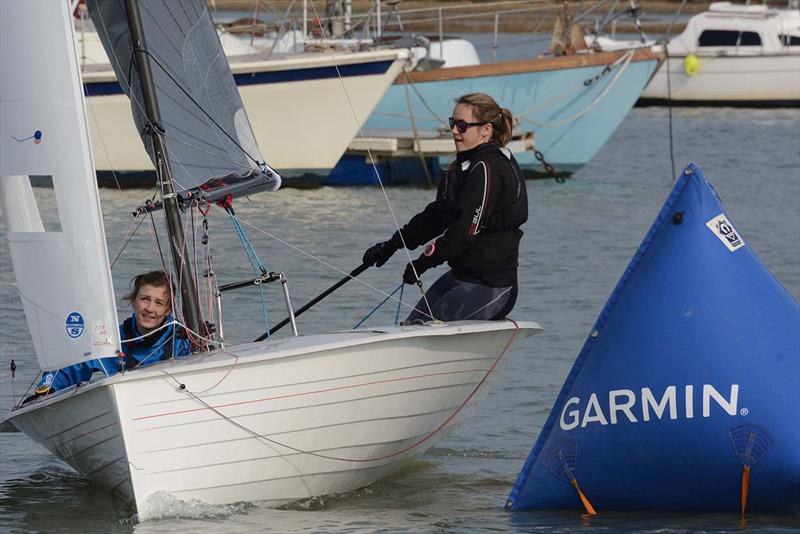 54th Hamble Warming Pan photo copyright Trevor Pountain taken at Hamble River Sailing Club and featuring the Merlin Rocket class