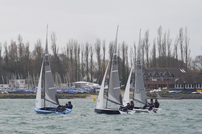 Merlin Rockets at Chichester photo copyright Laurie Winter & Mark Green taken at Chichester Yacht Club and featuring the Merlin Rocket class