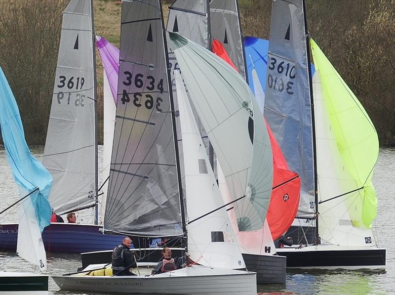 Merlin Rockets at Banbury photo copyright Duncan Syme taken at Banbury Sailing Club and featuring the Merlin Rocket class