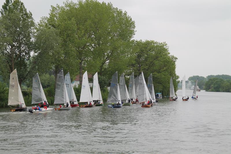 Merlin Rocket River Championship day 3 during Bourne End Week photo copyright Alice Markham taken at Upper Thames Sailing Club and featuring the Merlin Rocket class