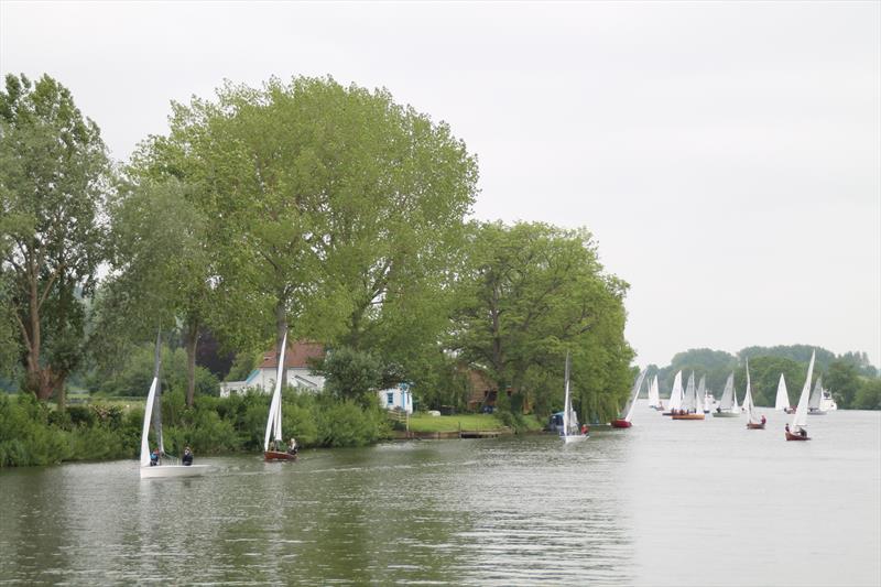 Merlin Rocket River Championship day 3 during Bourne End Week photo copyright Alice Markham taken at Upper Thames Sailing Club and featuring the Merlin Rocket class