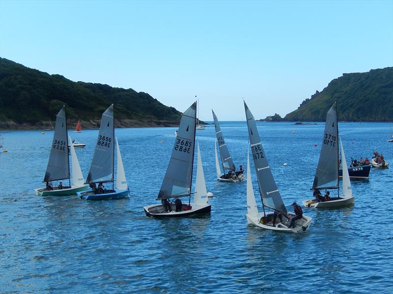 Sharps Doom Bar Merlin Week day 5 photo copyright Malcolm Mackley taken at Salcombe Yacht Club and featuring the Merlin Rocket class