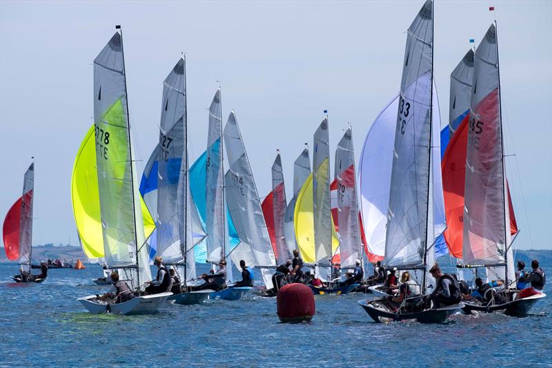 Selden Merlin Rocket Nationals at Penzance day 1 photo copyright Lee Whitehead / www.photolounge.co.uk taken at Penzance Sailing Club and featuring the Merlin Rocket class