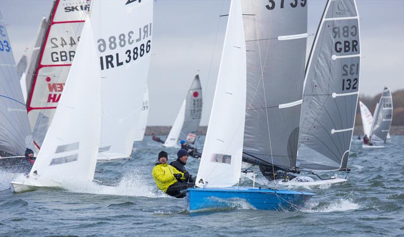 GJW Direct Sailjuice Winter Series Round 6: The Tiger Trophy photo copyright Tim Olin / www.olinphoto.co.uk taken at Rutland Sailing Club and featuring the Merlin Rocket class