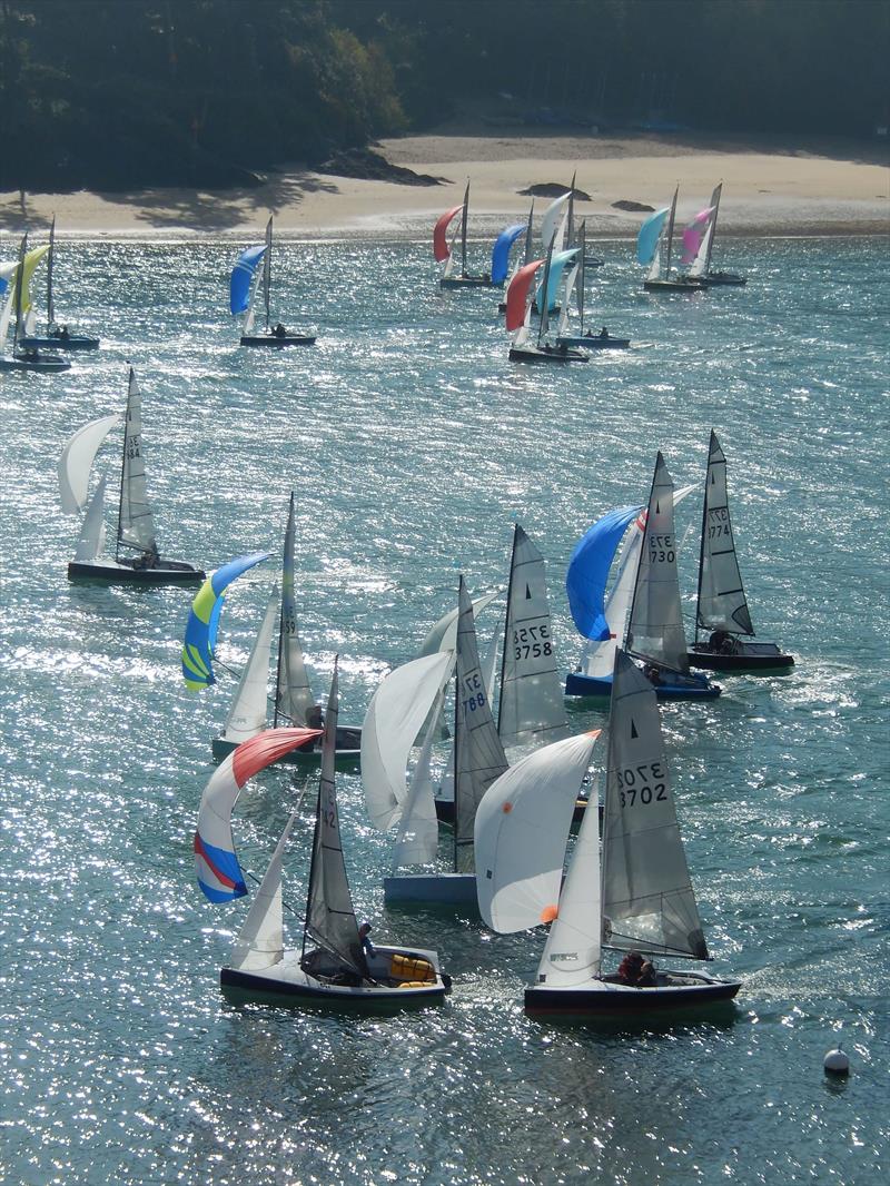 Craftinsure Merlin Rocket Silver Tiller Open at Salcombe photo copyright Margaret Mackley taken at Salcombe Yacht Club and featuring the Merlin Rocket class