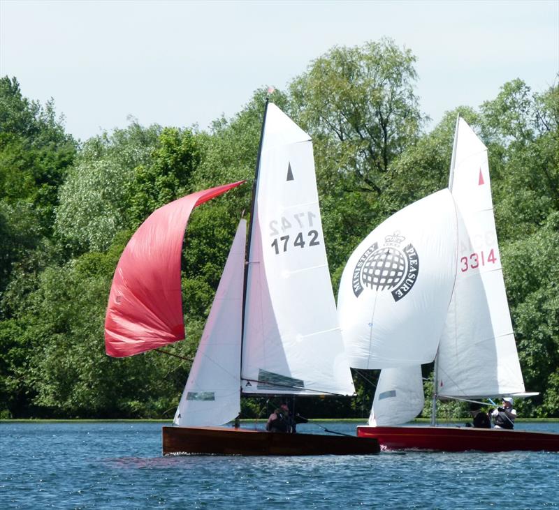 De-May Series Vintage Merlin Open at Fishers Green photo copyright Kevin O'Brien taken at Fishers Green Sailing Club and featuring the Merlin Rocket class