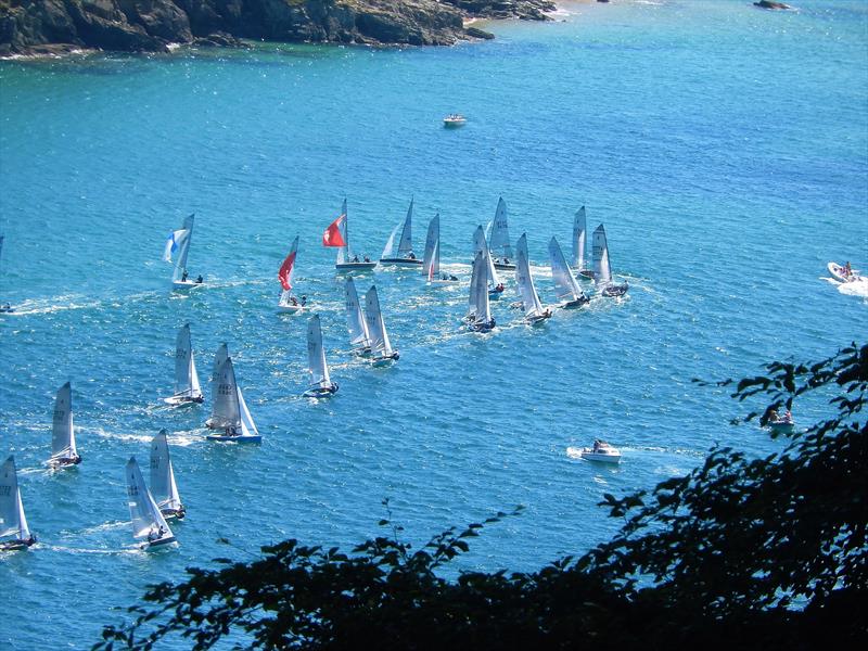 Sharps Doom Bar Salcombe Merlin Week day 1 photo copyright Malcolm Mackley taken at Salcombe Yacht Club and featuring the Merlin Rocket class