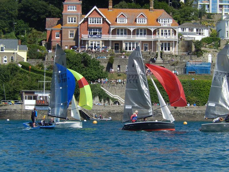 Sharps Doom Bar Salcombe Merlin Week day 1 photo copyright Malcolm Mackley taken at Salcombe Yacht Club and featuring the Merlin Rocket class