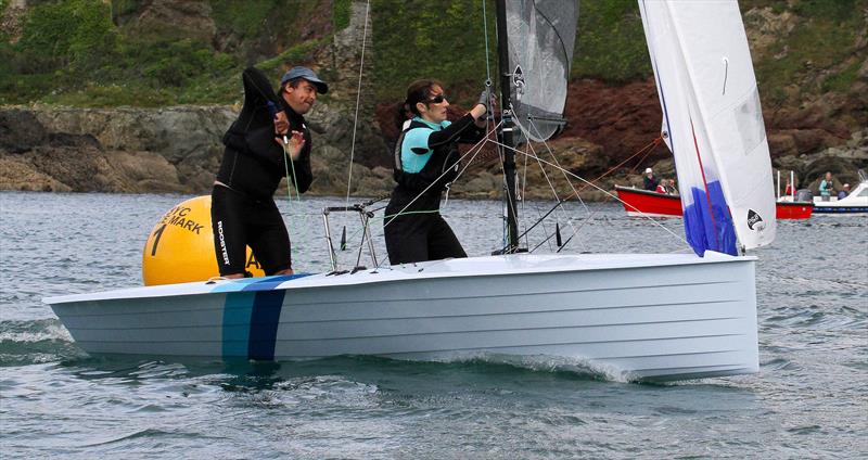 Sharps Doom Bar Salcombe Merlin Week day 3 photo copyright John Murrell / www.moor2seaeventphotography.co.uk taken at Salcombe Yacht Club and featuring the Merlin Rocket class