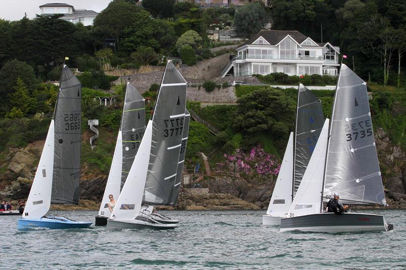 Sharps Doom Bar Salcombe Merlin Week day 3 photo copyright John Murrell / www.moor2seaeventphotography.co.uk taken at Salcombe Yacht Club and featuring the Merlin Rocket class