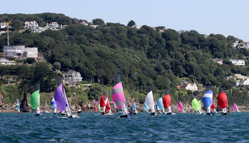 Sharps Doom Bar Salcombe Merlin Week day 4 photo copyright John Murrell / www.moor2seaeventphotography.co.uk taken at Salcombe Yacht Club and featuring the Merlin Rocket class