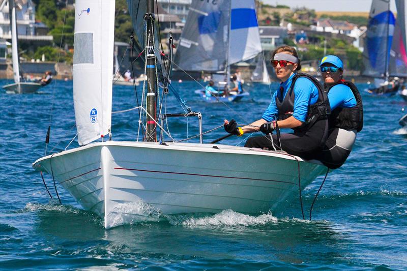 Sharps Doom Bar Salcombe Merlin Week day 5 (afternoon race) - Caroline Croft and Beka Jones - photo © John Murrell / www.moor2seaeventphotography.co.uk