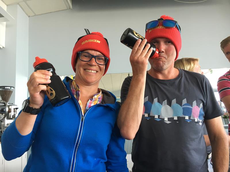 Will Warren and Sophie Mackley win the Lymington Dinghy Regatta photo copyright Lou Johnson & Claire Sleigh taken at Lymington Town Sailing Club and featuring the Merlin Rocket class