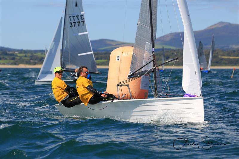 Nick Craig & Alan Roberts win the Aspire Merlin Rocket Championship at Pwllheli - photo © Andy Green / www.greenseaphotography.co.uk