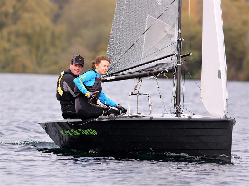 Craftinsure Merlin Rocket Silver Tiller event at Burghfield photo copyright Mike Proven taken at Burghfield Sailing Club and featuring the Merlin Rocket class