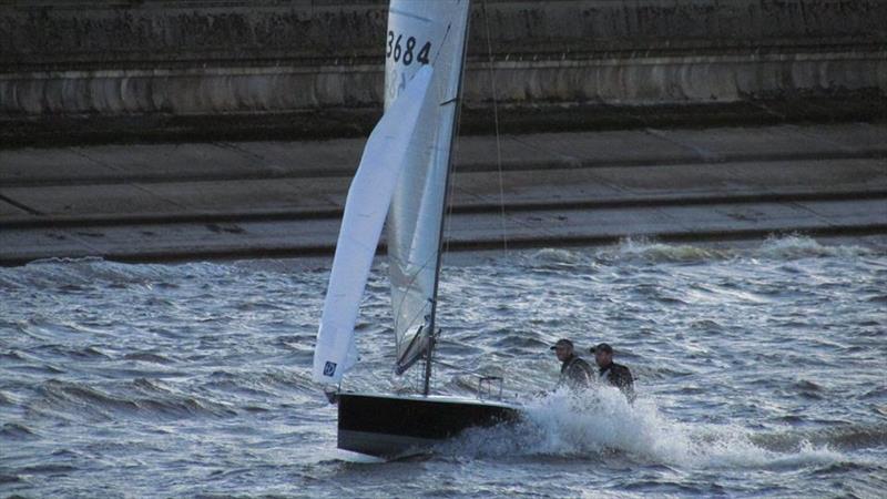 High winds for the Craftinsure Merlin Rocket Silver Tiller event at Blithfield photo copyright Jamie Mason / SailingByDrone taken at Blithfield Sailing Club and featuring the Merlin Rocket class