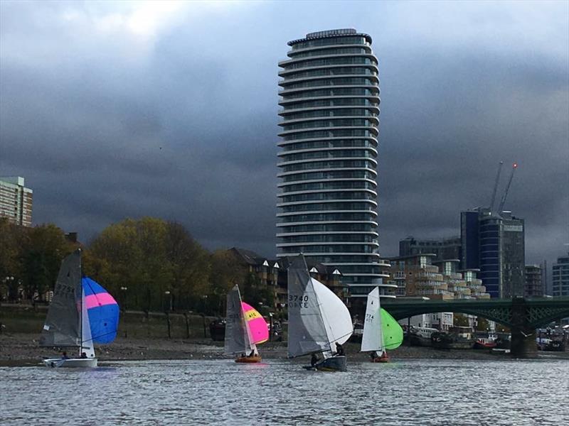 Merlin Rocket Downriver Race at Ranelagh photo copyright Nick Price taken at Ranelagh Sailing Club and featuring the Merlin Rocket class