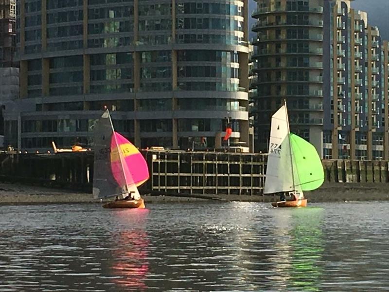 Merlin Rocket Downriver Race at Ranelagh photo copyright Nick Price taken at Ranelagh Sailing Club and featuring the Merlin Rocket class