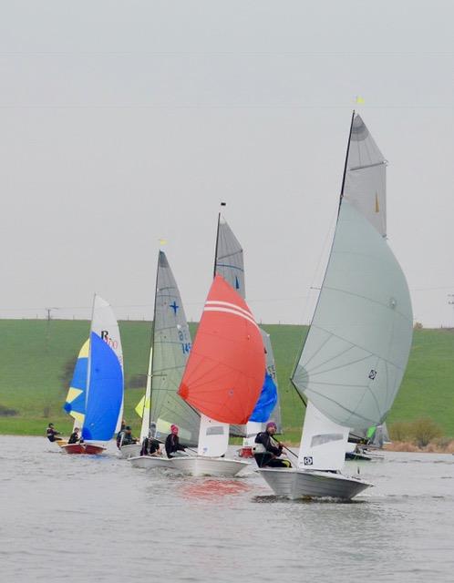 Blithfield Barrel Winter Series 2017-18 Round 3 photo copyright Iain Ferguson taken at Blithfield Sailing Club and featuring the Merlin Rocket class