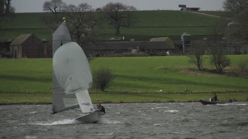 Blithfield Barrel Winter Series 2017-18 Round 4 photo copyright Jamie Mason taken at Blithfield Sailing Club and featuring the Merlin Rocket class