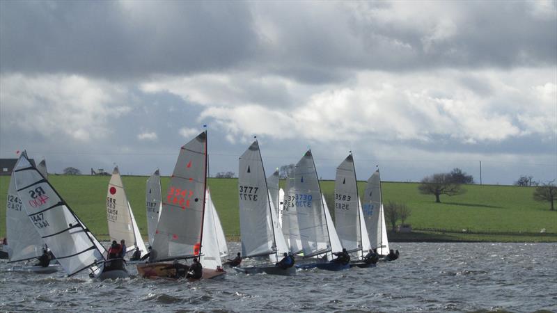 Blithfield Barrel Winter Series 2017-18 Round 4 photo copyright Jamie Mason taken at Blithfield Sailing Club and featuring the Merlin Rocket class