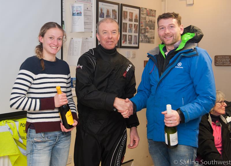 Sam & Leanne Thompson finish 4th in the Portishead Channel Chop Pursuit Race photo copyright Sailing Southwest taken at Portishead Yacht & Sailing Club and featuring the Merlin Rocket class