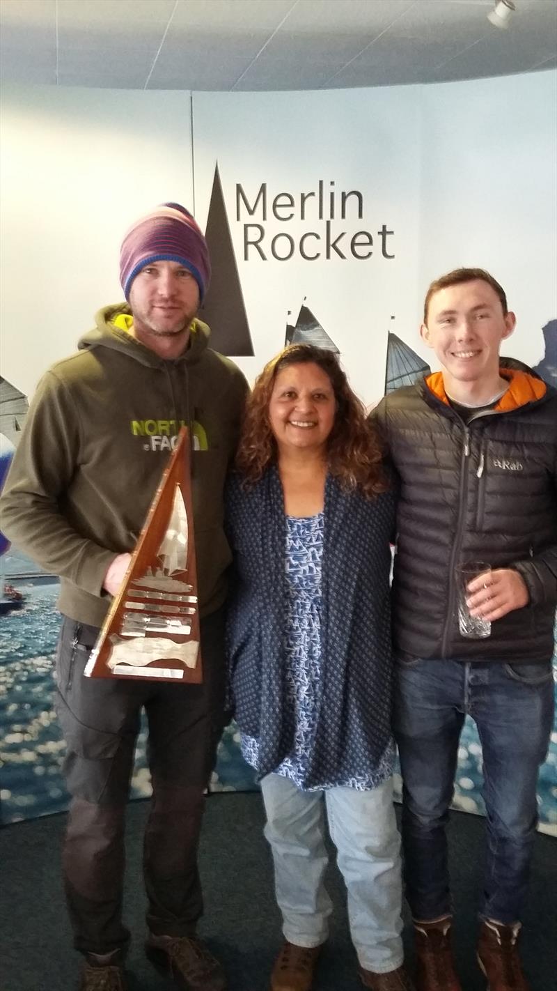 Andy Davies and Alex Warren win the Wembley Craftinsure Merlin Rocket Silver Tiller Open photo copyright Rob O'Neill taken at Wembley Sailing Club and featuring the Merlin Rocket class