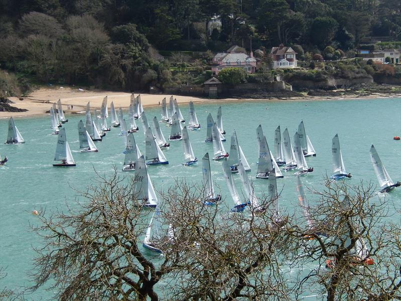 Craftinsure Merlin Rocket Silver Tiller Open at Salcombe - photo © Margaret Mackley