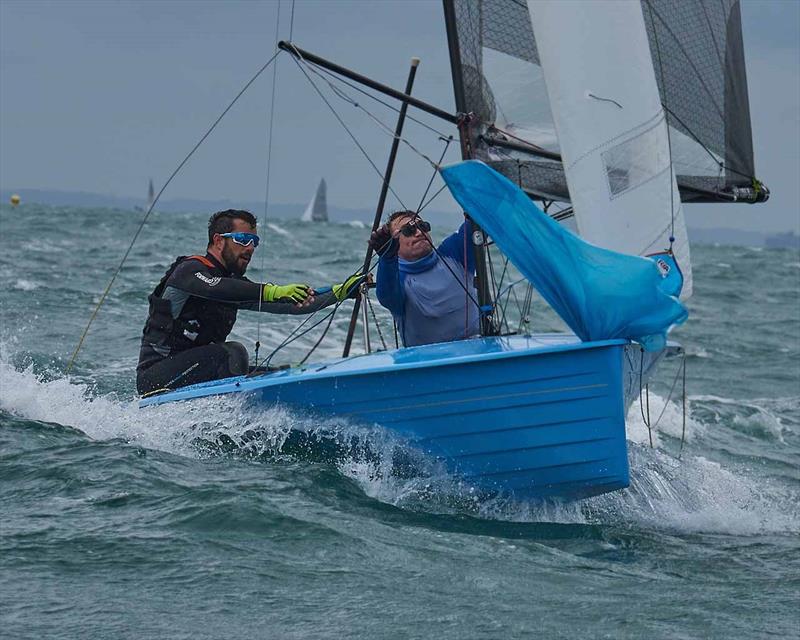 Craftinsure Merlin Rocket Silver Tiller at Hayling Island photo copyright Robert O'Neill taken at Hayling Island Sailing Club and featuring the Merlin Rocket class