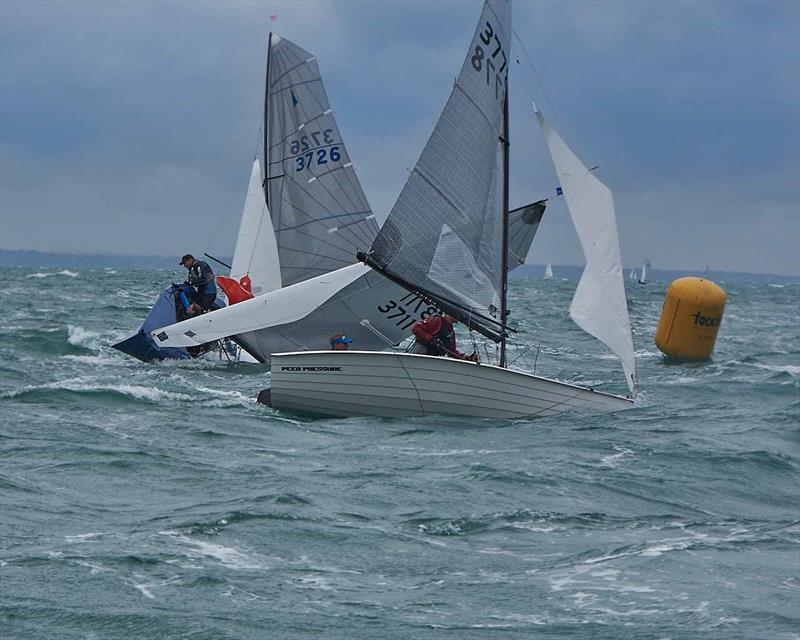 Craftinsure Merlin Rocket Silver Tiller at Hayling Island photo copyright Robert O'Neill taken at Hayling Island Sailing Club and featuring the Merlin Rocket class