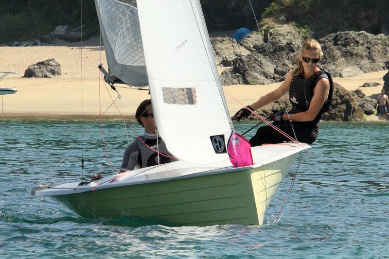 Sharp's Doom Bar Salcombe Merlin Week day 2 photo copyright John Murrell taken at Salcombe Yacht Club and featuring the Merlin Rocket class