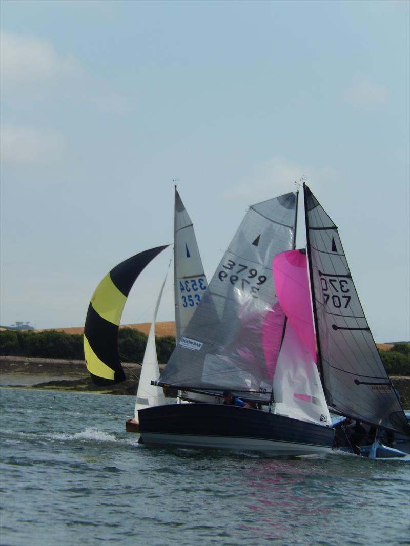 Sharp's Doom Bar Salcombe Merlin Week day 3 photo copyright Malcolm Mackley taken at Salcombe Yacht Club and featuring the Merlin Rocket class