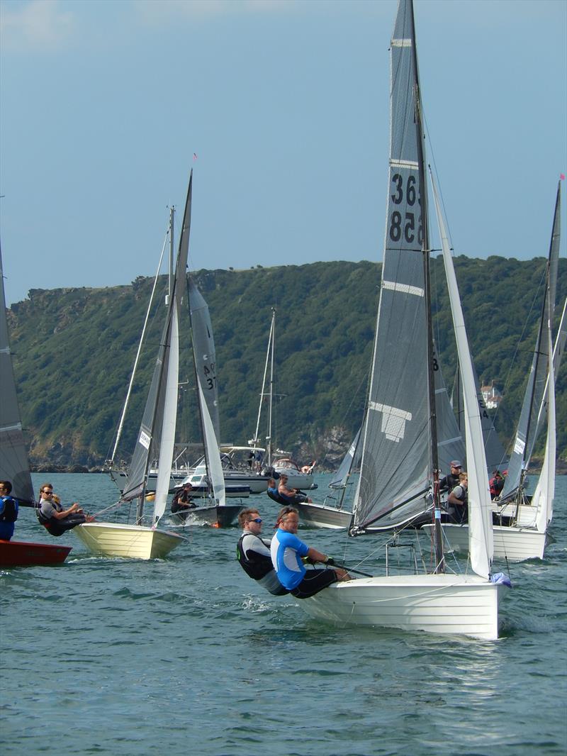 Sharp's Doom Bar Salcombe Merlin Week day 3 photo copyright Malcolm Mackley taken at Salcombe Yacht Club and featuring the Merlin Rocket class