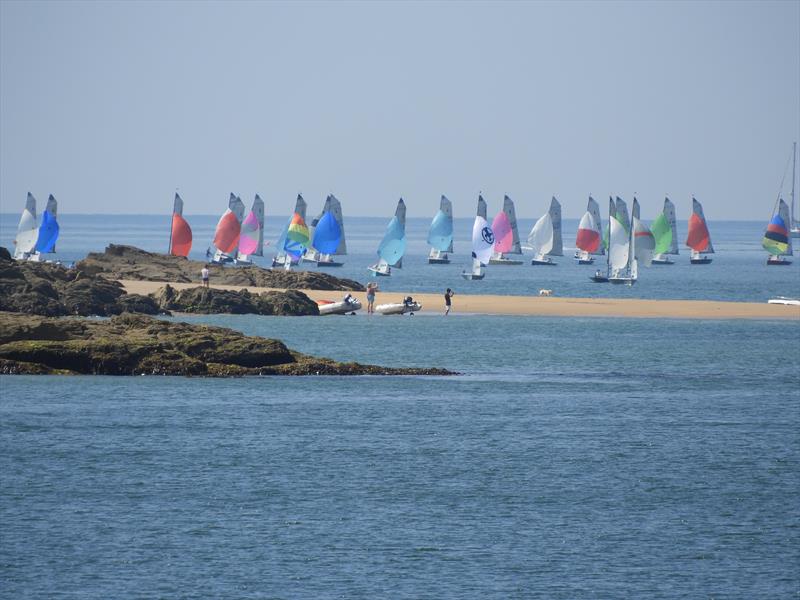 Sharp's Doom Bar Salcombe Merlin Week day 4 photo copyright Margaret Mackley taken at Salcombe Yacht Club and featuring the Merlin Rocket class