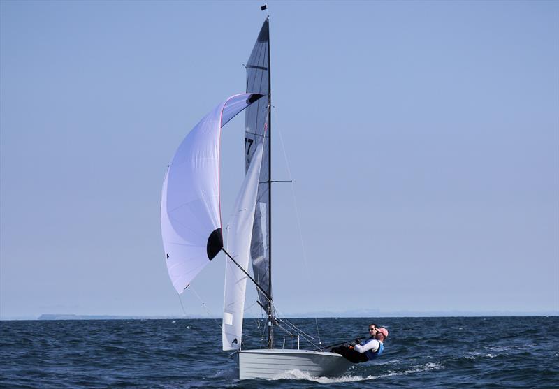 Ally Potts winning the Crews' Race during Aspire Merlin Nationals at Lyme Regis day 3 - photo © Pauline Rook