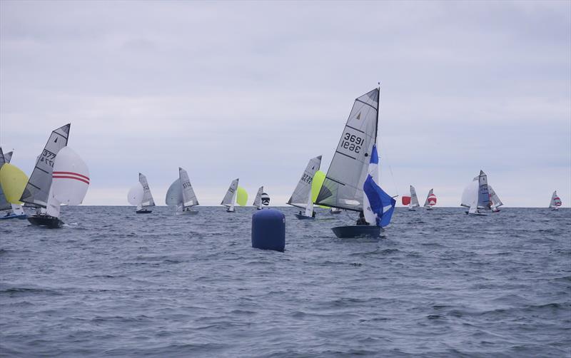 Aspire Merlin Nationals at Lyme Regis day 4 photo copyright Pauline Rook taken at Lyme Regis Sailing Club and featuring the Merlin Rocket class