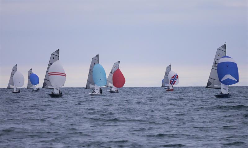 Aspire Merlin Nationals at Lyme Regis day 4 photo copyright Pauline Rook taken at Lyme Regis Sailing Club and featuring the Merlin Rocket class