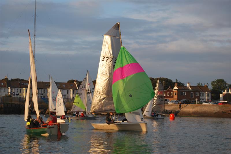 Racing off the new slipway at Shoreham Sailing Club photo copyright Alice Crick taken at Shoreham Sailing Club and featuring the Merlin Rocket class