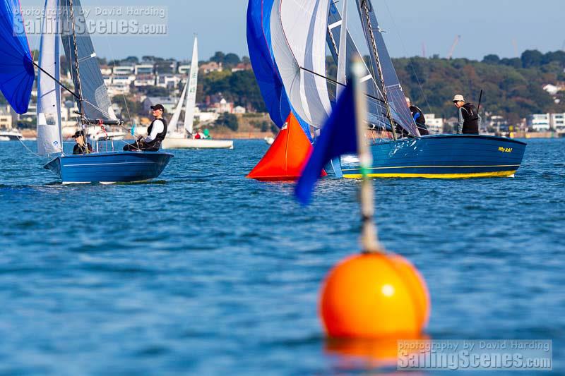 70th Anniversary Merlin Rocket Silver Tiller at Parkstone photo copyright David Harding / www.sailingscenes.com taken at Parkstone Yacht Club and featuring the Merlin Rocket class