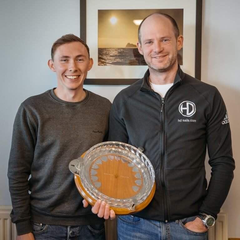 Andy Davis and Alex Warren win the Nautilus Yachting Merlin Rocket Inlands at Cardiff photo copyright Ellie Sharps taken at Cardiff Bay Yacht Club and featuring the Merlin Rocket class