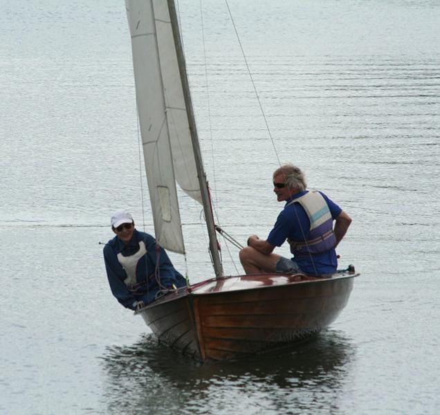 Vintage Merlins proving that 60yr old boats can still race photo copyright Les Martins taken at Dorchester Sailing Club and featuring the Merlin Rocket class