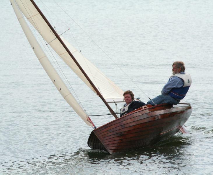 Vintage Merlins proving that 60yr old boats can still race photo copyright Les Martins taken at Dorchester Sailing Club and featuring the Merlin Rocket class