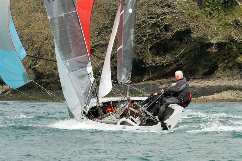 Craftinsure Merlin Rocket Silver Tiller at Salcombe - photo © John Murrell