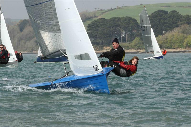 Craftinsure Merlin Rocket Silver Tiller at Salcombe photo copyright John Murrell taken at Salcombe Yacht Club and featuring the Merlin Rocket class