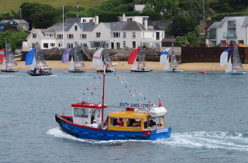 Salcombe Gin Merlin Rocket Week 2019 day 1 - photo © Malcolm Mackley