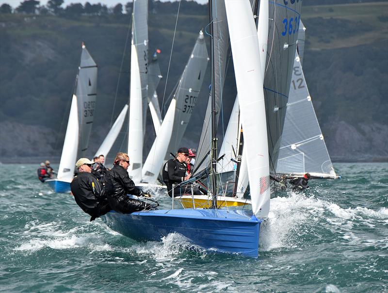 Aspire Merlin Rocket Nationals at Looe day 2 photo copyright Neil Richardson taken at Looe Sailing Club and featuring the Merlin Rocket class