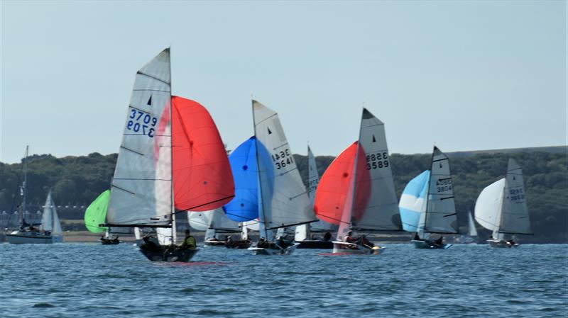 Craftinsure Merlin Rocket Silver Tiller at Lymington photo copyright Richard Russell taken at Lymington Town Sailing Club and featuring the Merlin Rocket class