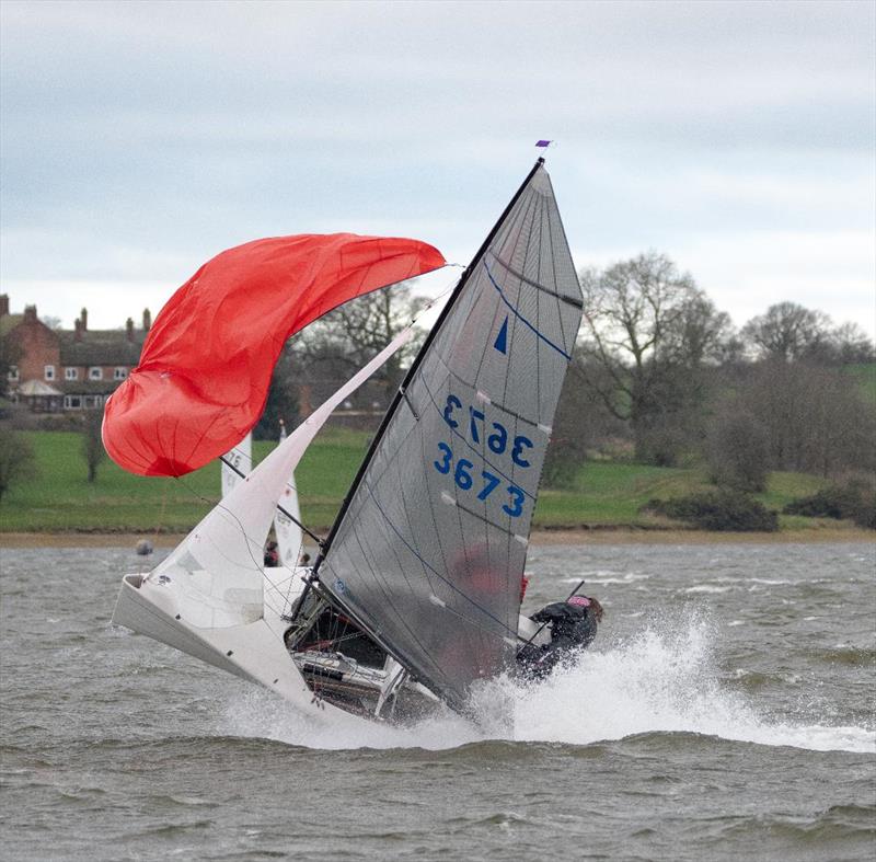 Blithfield Barrel racing photo copyright Iain Ferguson taken at Blithfield Sailing Club and featuring the Merlin Rocket class